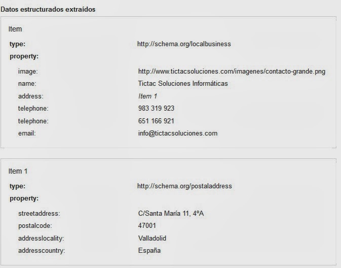 Microdatos Html Datos estructurados de Schema: marcados y validación de microdatos
