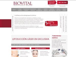 Diseño web para Biovital