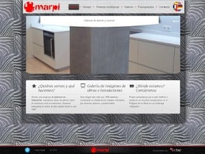 Diseño web para Marpi