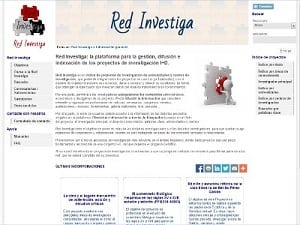 Desarrollo web para Red Investiga